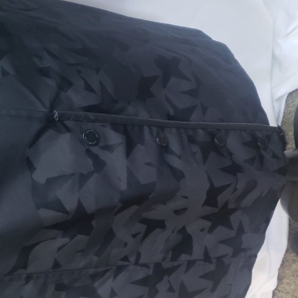 𝅺NWOT AVEC LES FILLES Star Camo Print Long Jacket - Picture 7 of 11